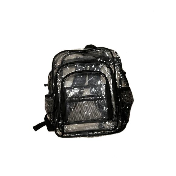 Clear See-Through School Backpack - Picture 1 of 5